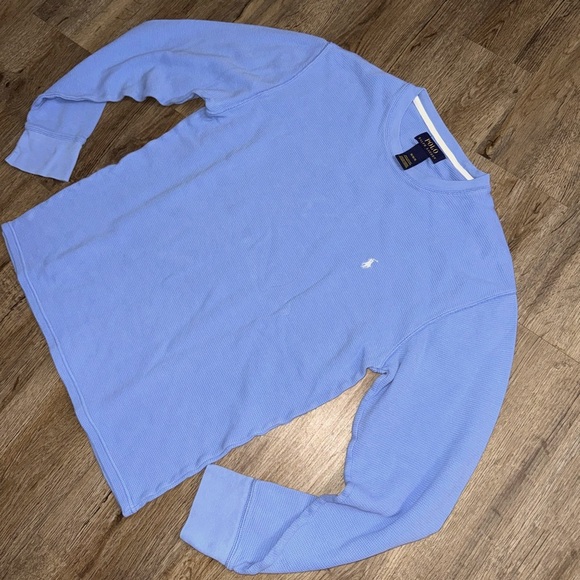 Polo Ralph Lauren • Waffle Knit Long Sleeve Tee - Picture 6 of 8